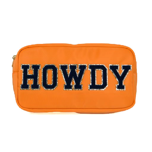 Howdy LG Pouch - Orange Sparkle