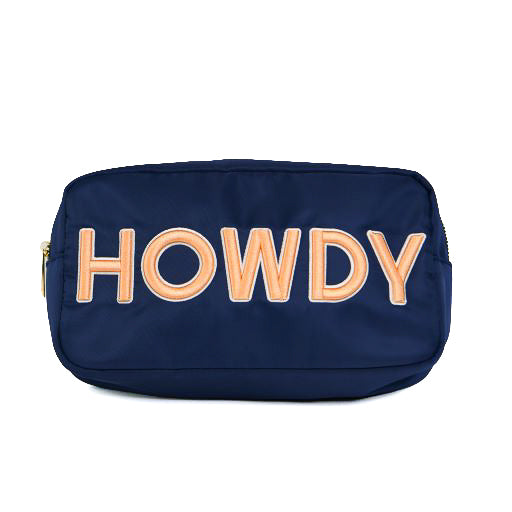 Howdy LG Pouch - Navy Solid