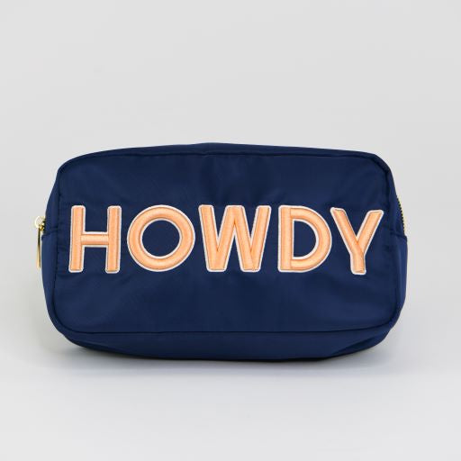 Howdy LG Pouch - Navy Solid