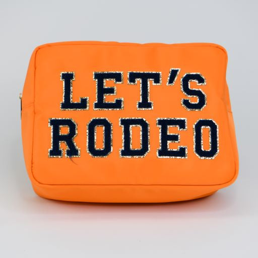 Lets Rodeo LG Pouch - Orange Sparkle