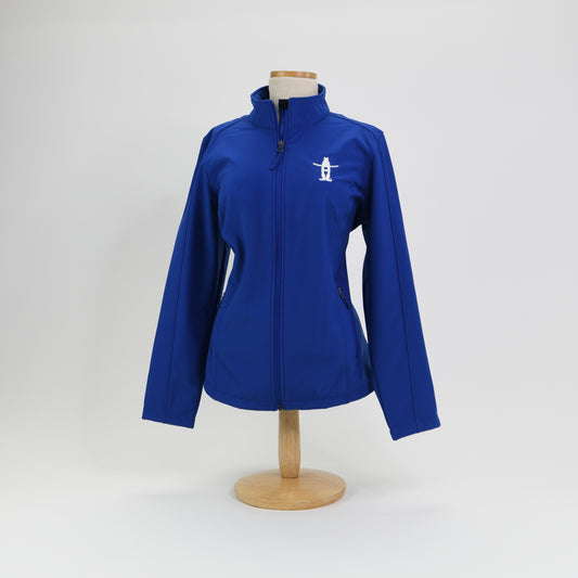 Ladies Soft Shell Jacket with Bow-H - Royal