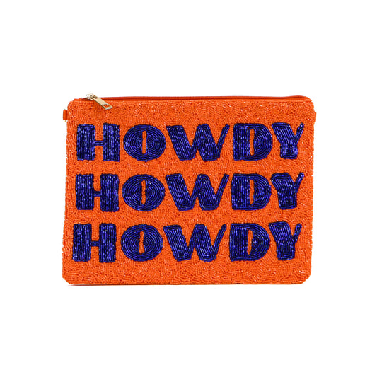 Howdy Howdy Howdy Clutch - Orange