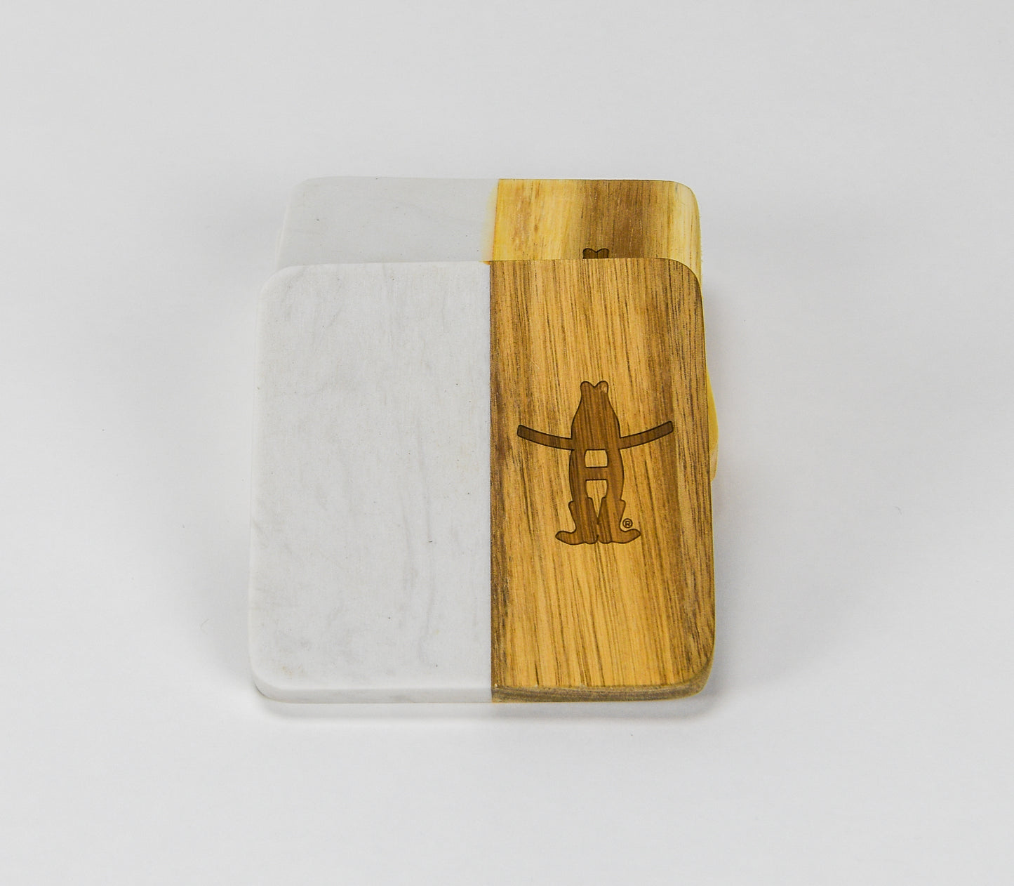 Marble/Wood Coaster - Engraved Logo