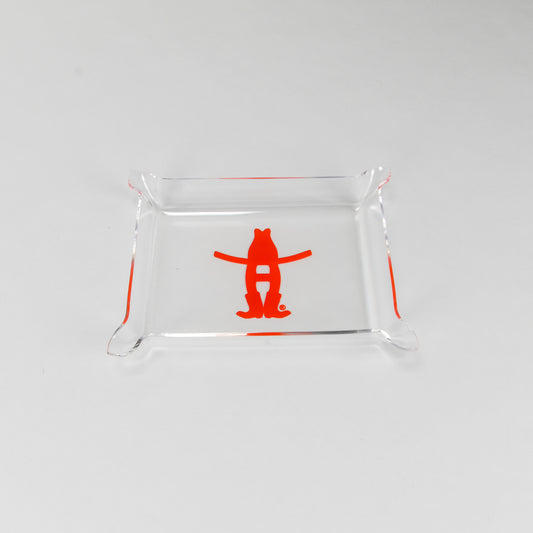 Bow-H Acrylic Tray - Orange