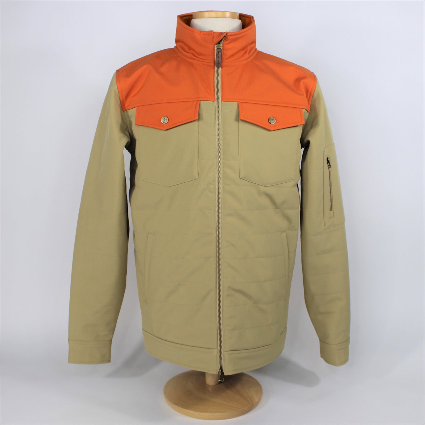 Full-Zip Ranch Hand Jacket - Tan/Orange