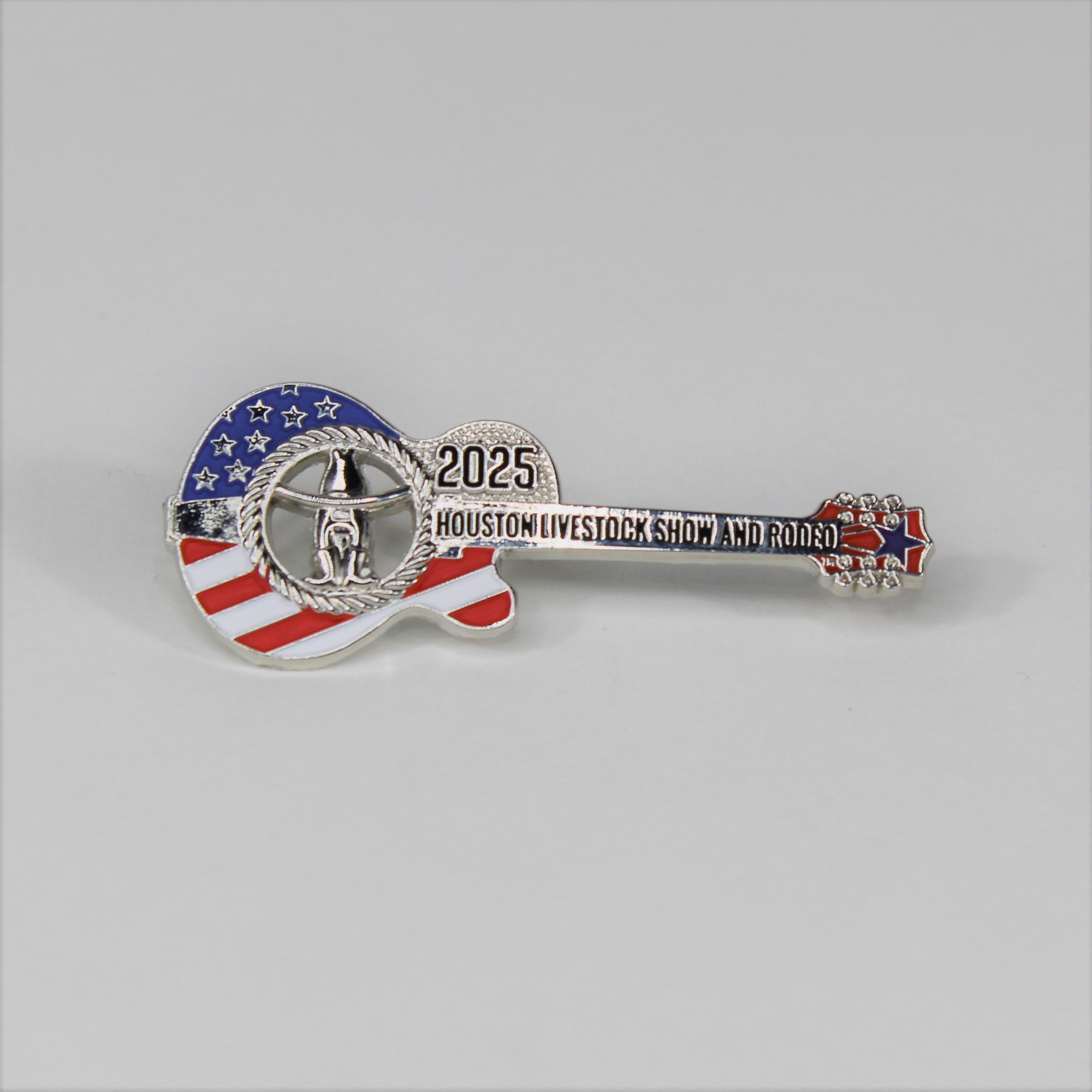 2025 Guitar Pin – Houston Livestock Show and Rodeo™