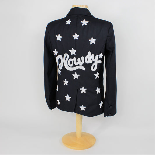 Howdy Bead-Back Blazer - Navy