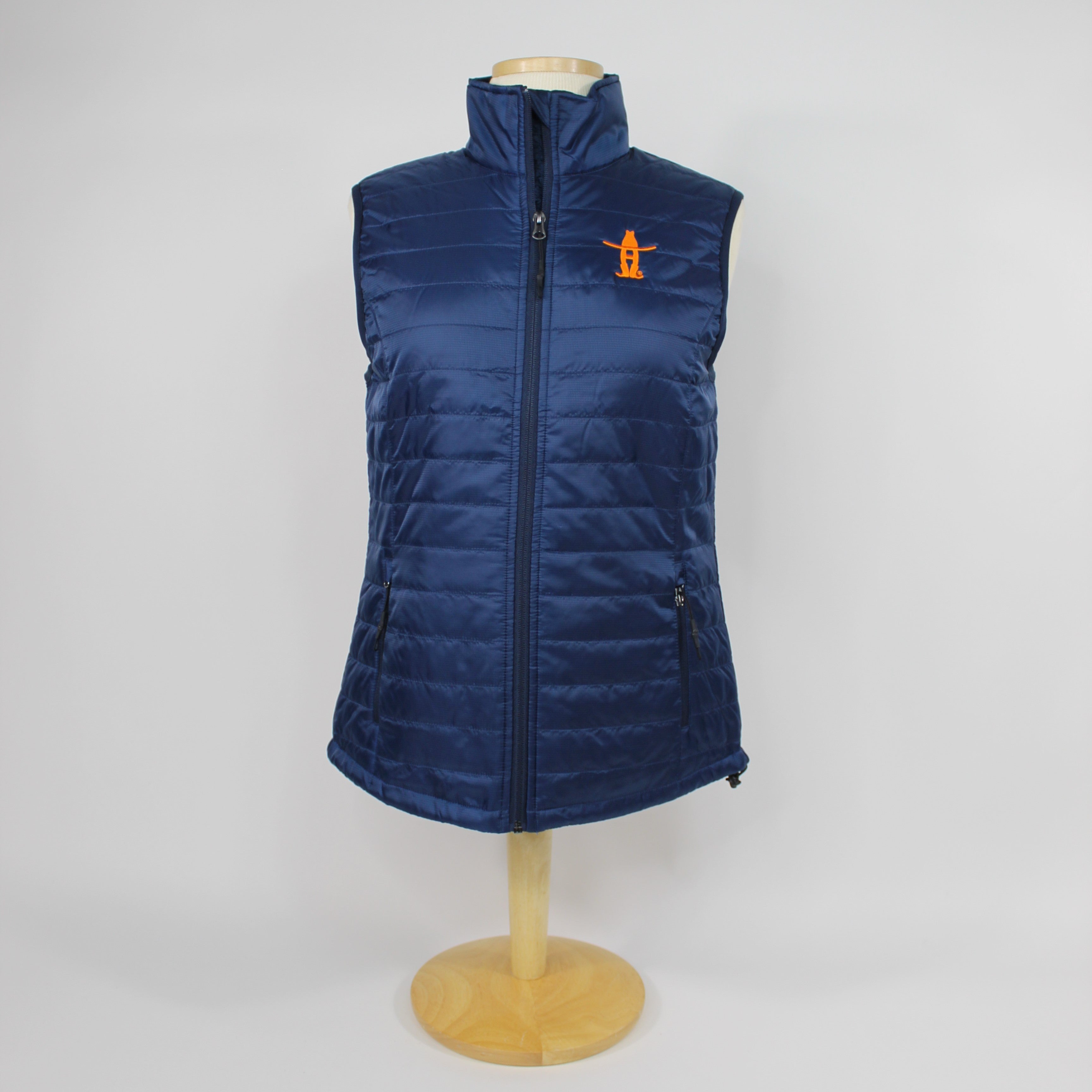 Ladies Quilted Vest Navy L