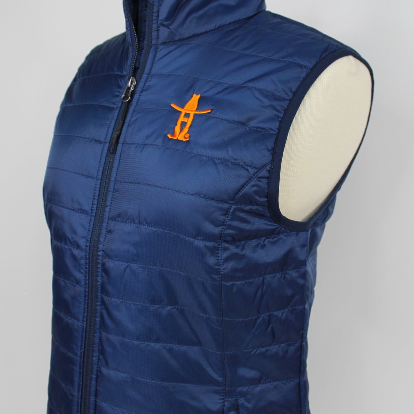 Ladies Quilted Vest - Navy