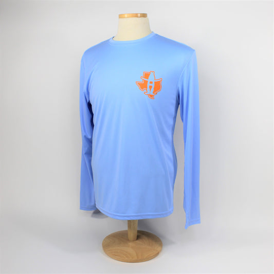 L/S Performance Tee - Sky Blue