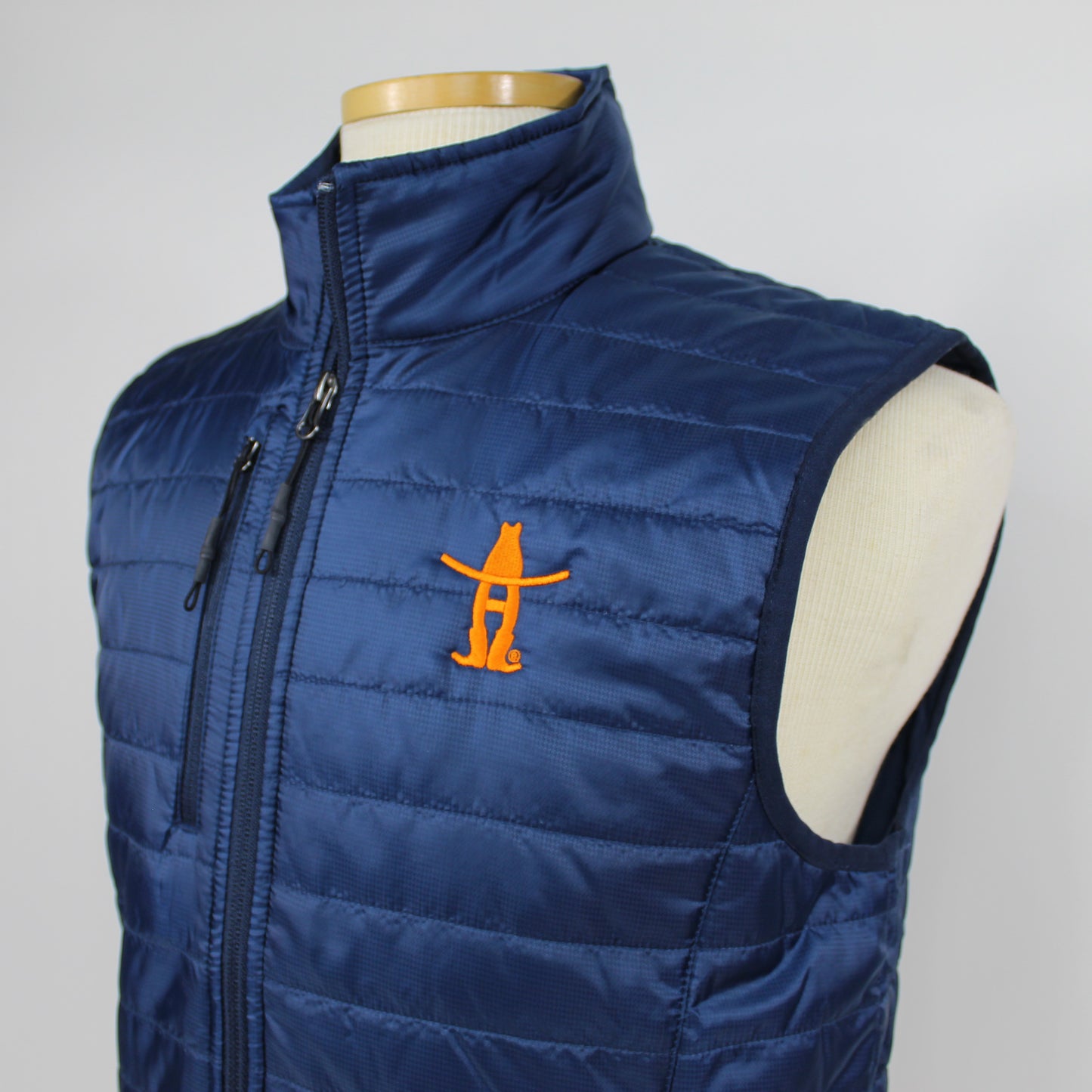 Mens Quilted Vest - Navy