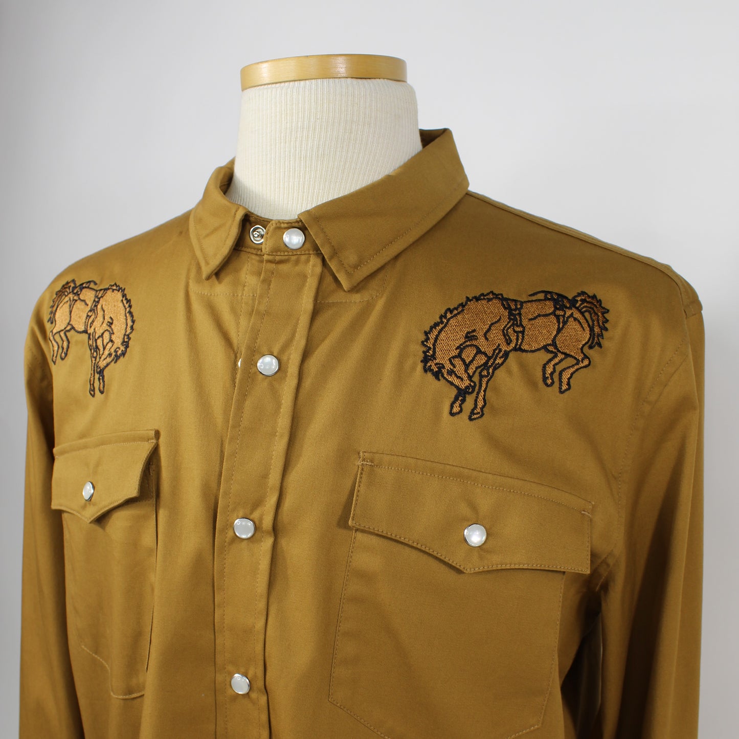 Bronco Gaucho Button Down - Coyote