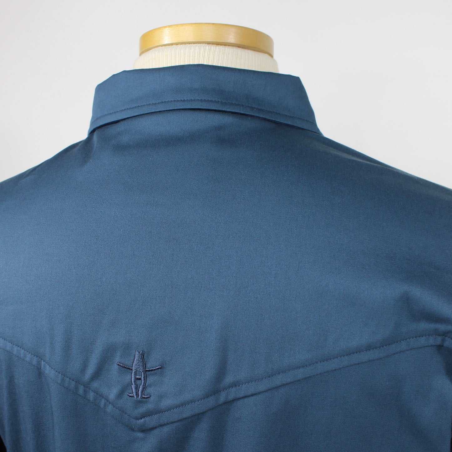 Bronco Gaucho Button Down - Steel Blue