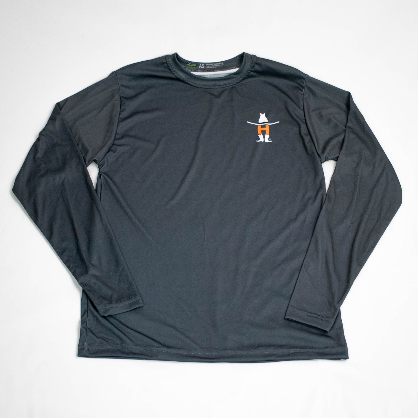 Charcoal LS Sports Tee