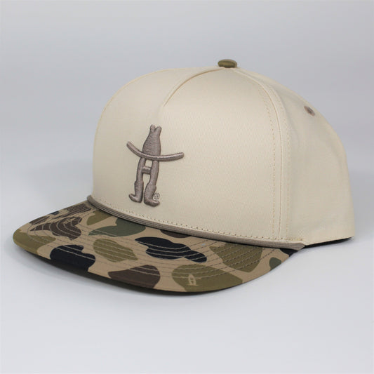 Howdy Semi-Structure Cap - Rodeo Camo/Orange