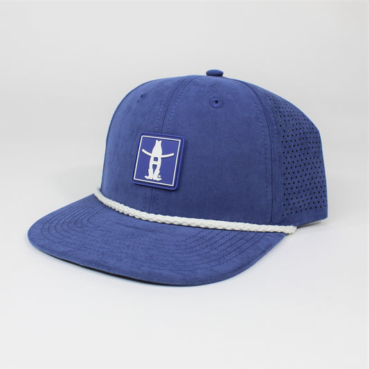 Elite Performance Suede Snapback - Navy