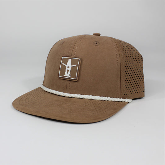 Elite Performance Suede Snapback - Coyote