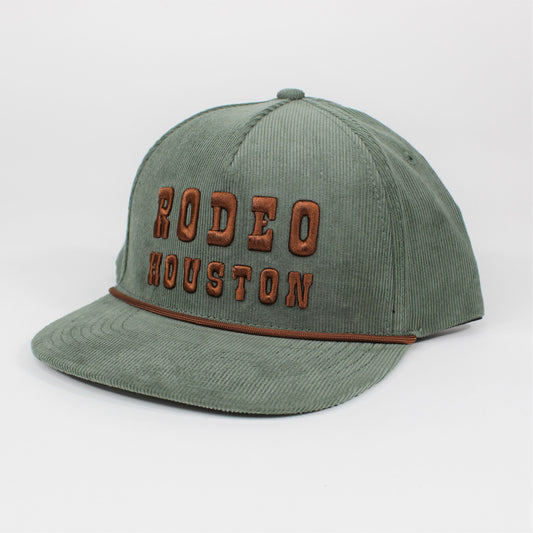 Howdy Corduroy Snapback - Olive