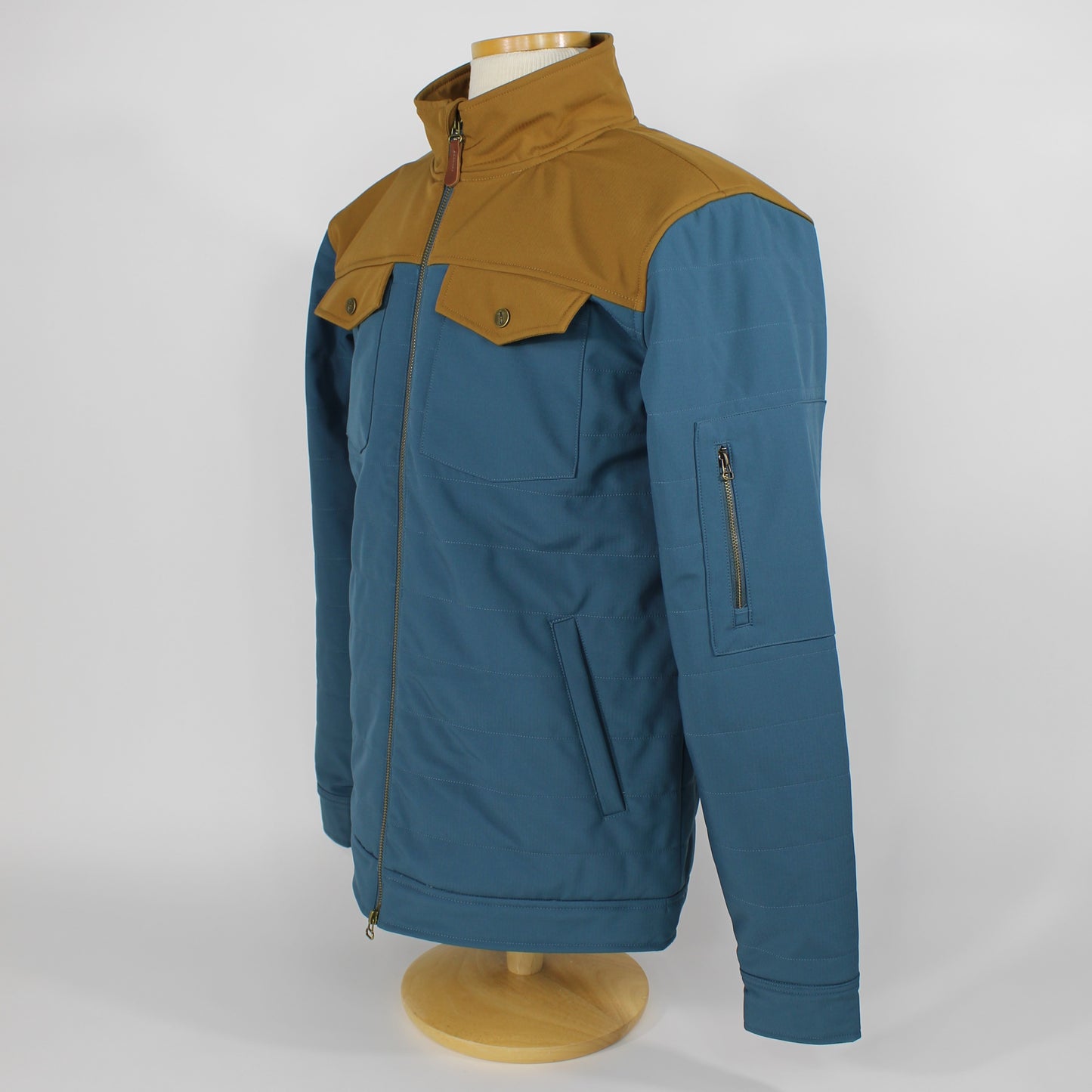 Full-Zip Ranch Hand Jacket - Navy/Coyote