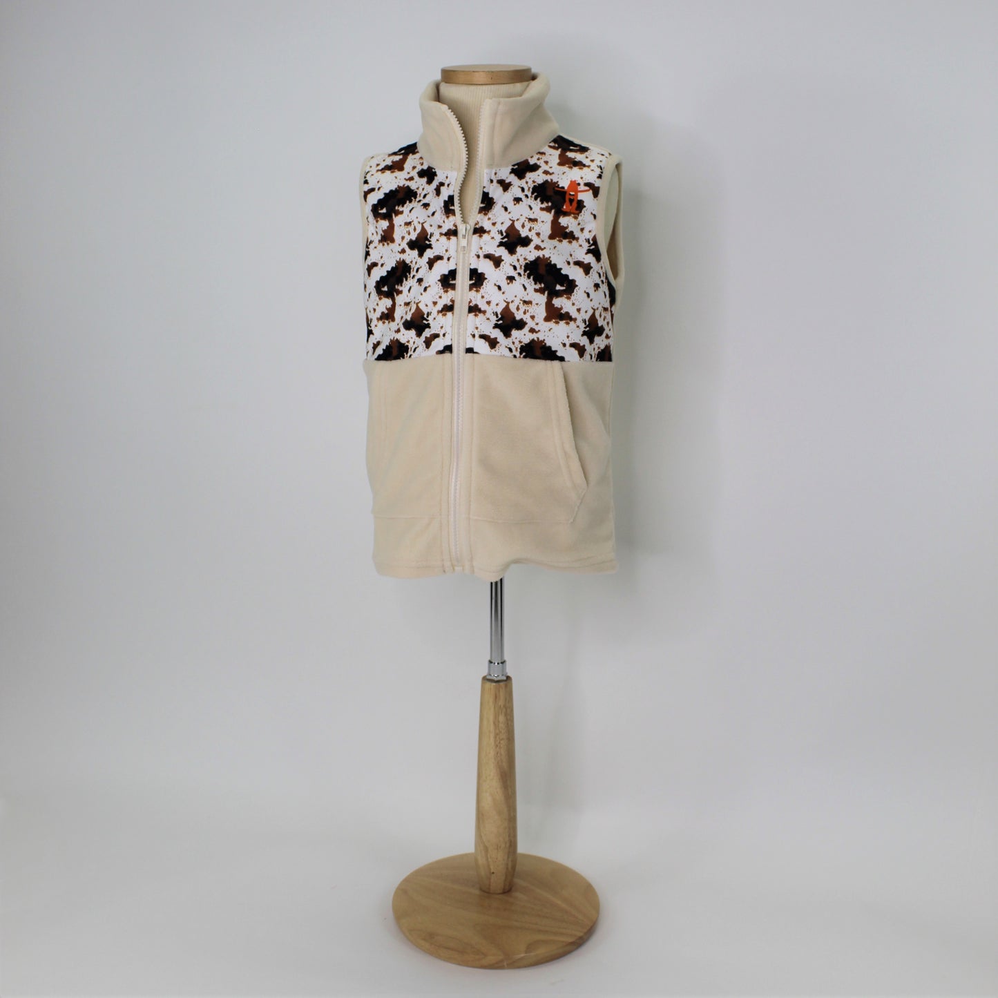 Youth Cow Print Vest