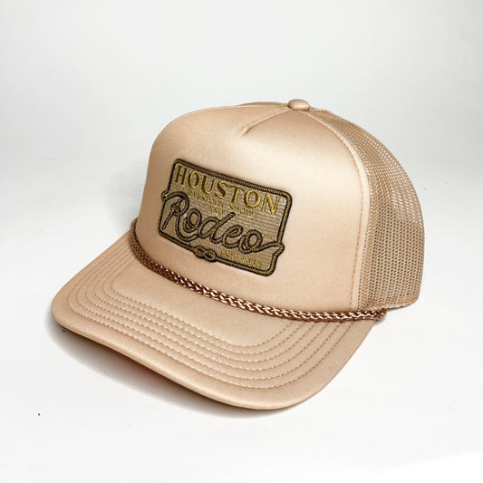 Rodeo Rope Foam Trucker - Cream