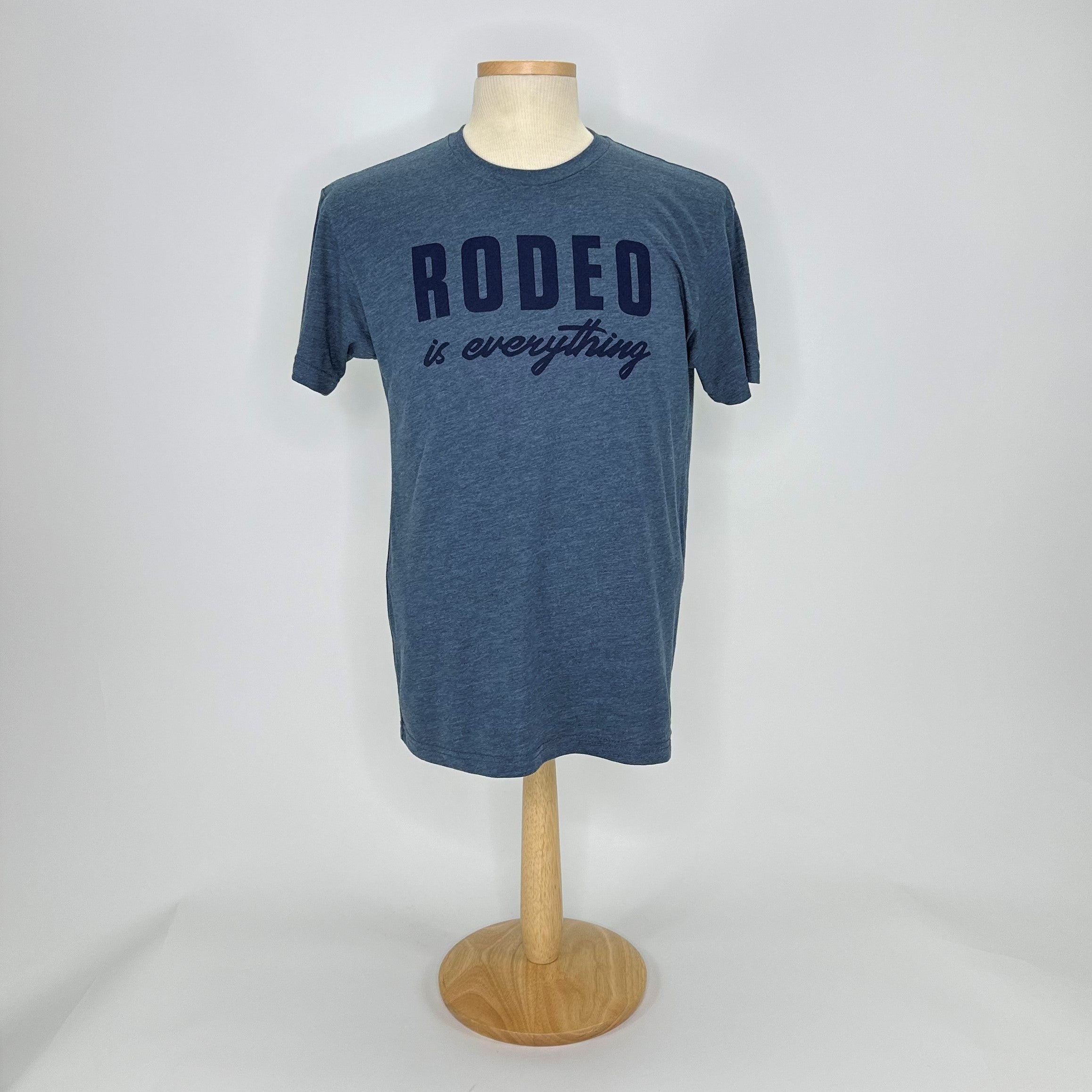 Mid Indigo Rodeo Rodeo Is Everything Tee - Indigo – Houston Livestock Show and Rodeo™