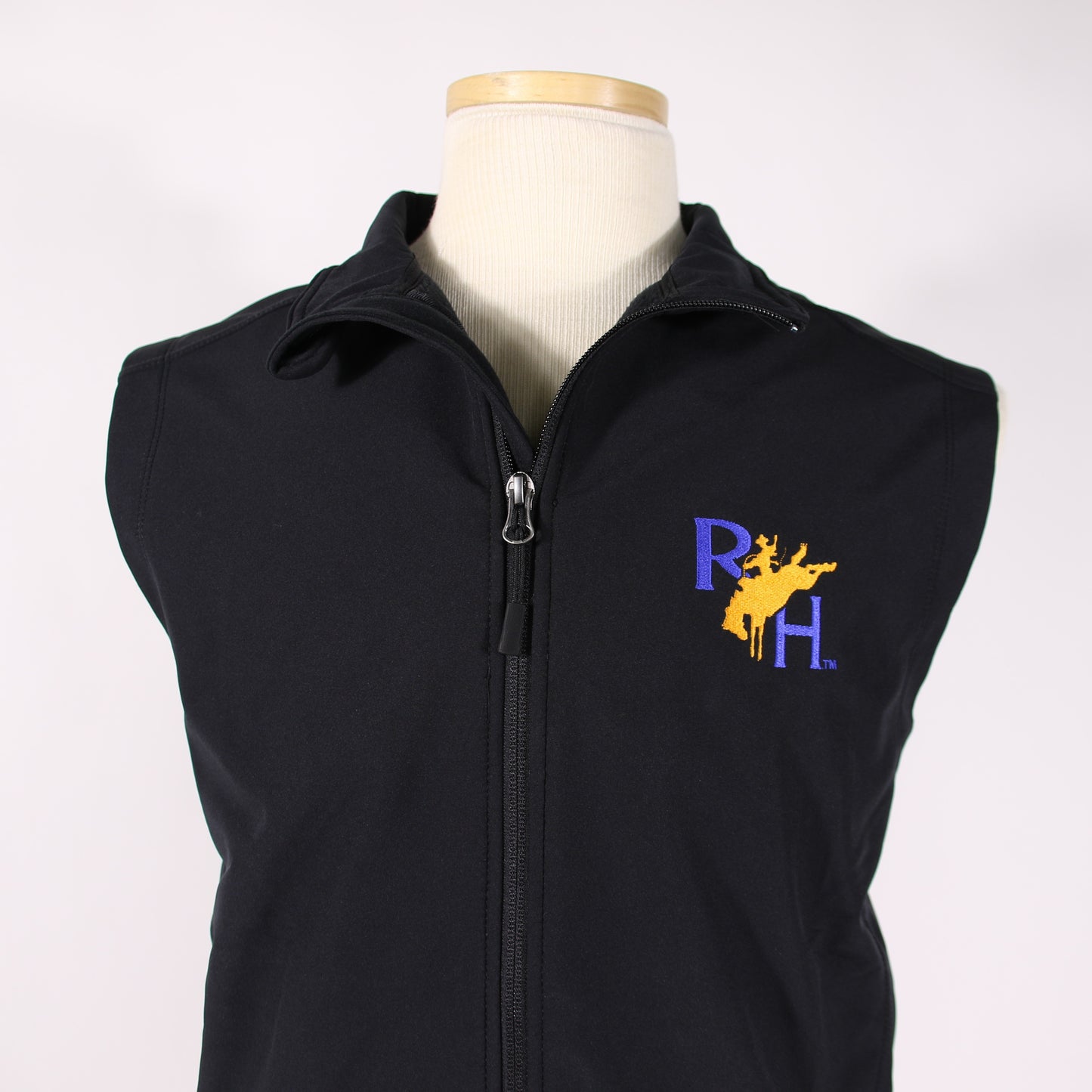 Mens RH Bronc Vest - Black