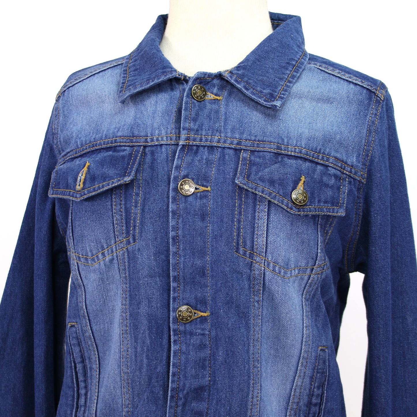 RH Bead-Back Denim Jkt - Dark Wash