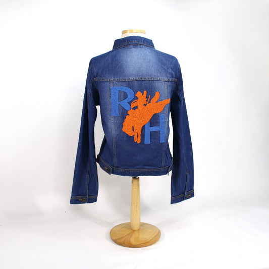 RH Bead-Back Denim Jkt - Dark Wash