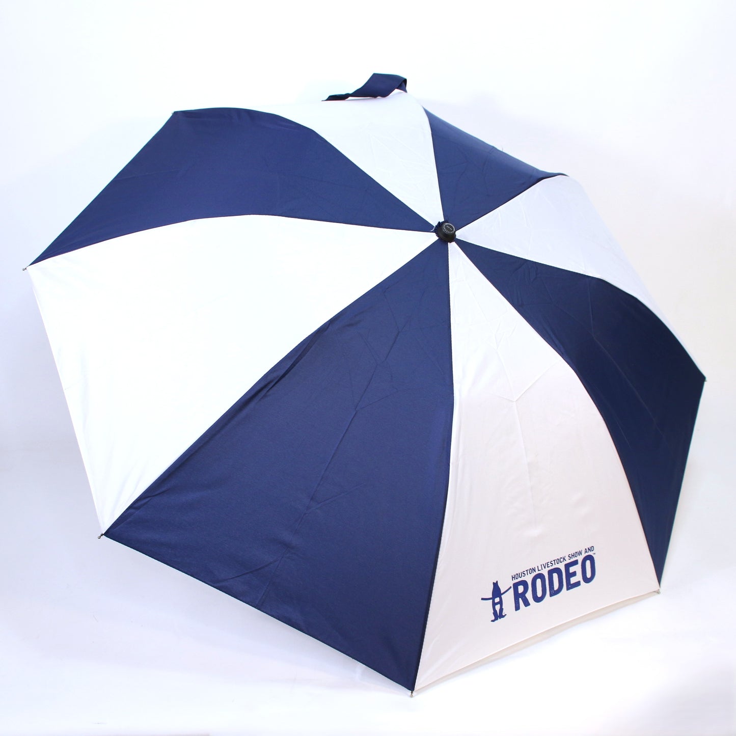 Umbrella Small Folding Navy/White