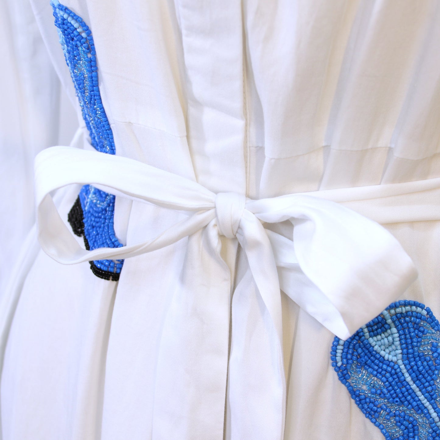 Beaded Dress - Blue Boots