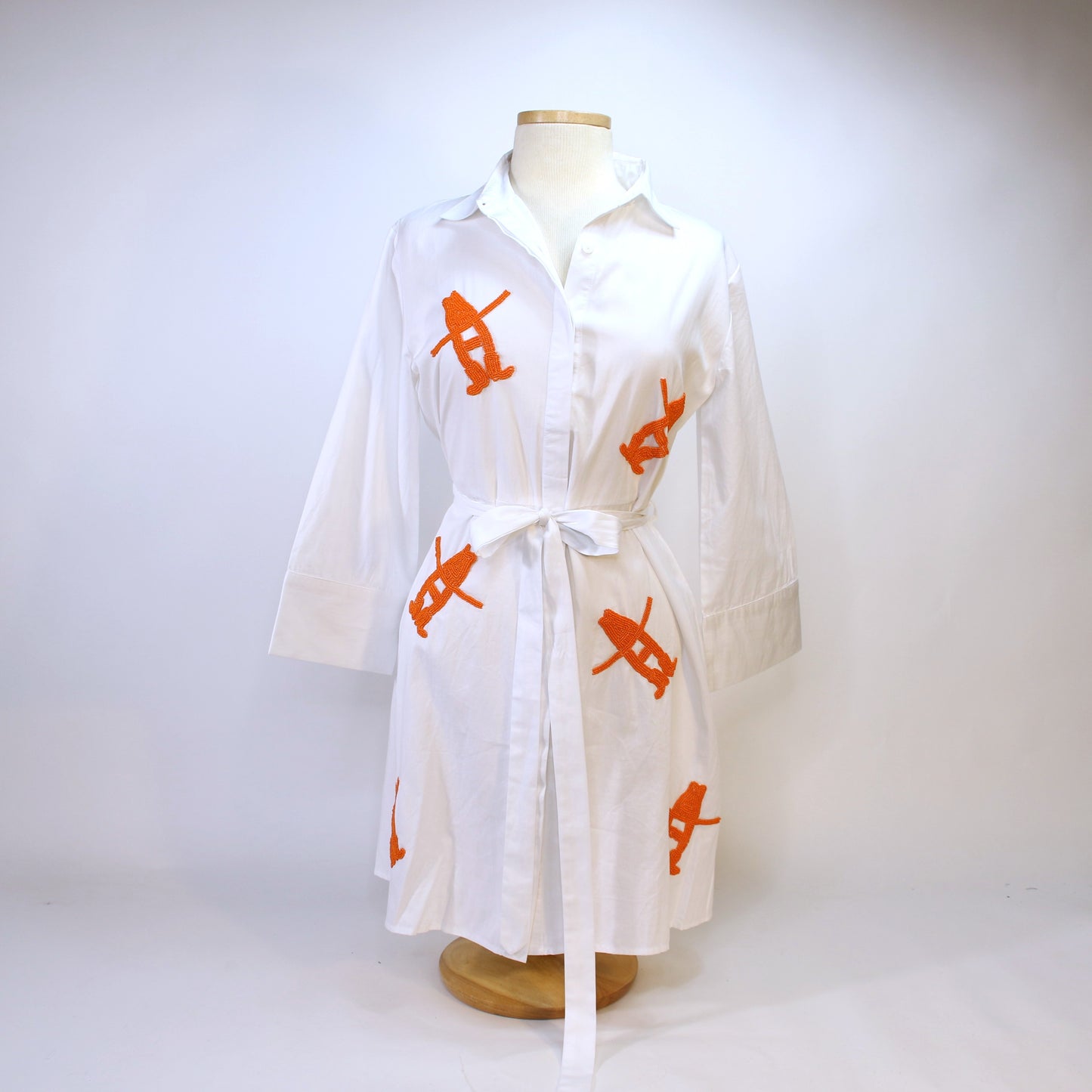 Beaded Dress - Bow-H