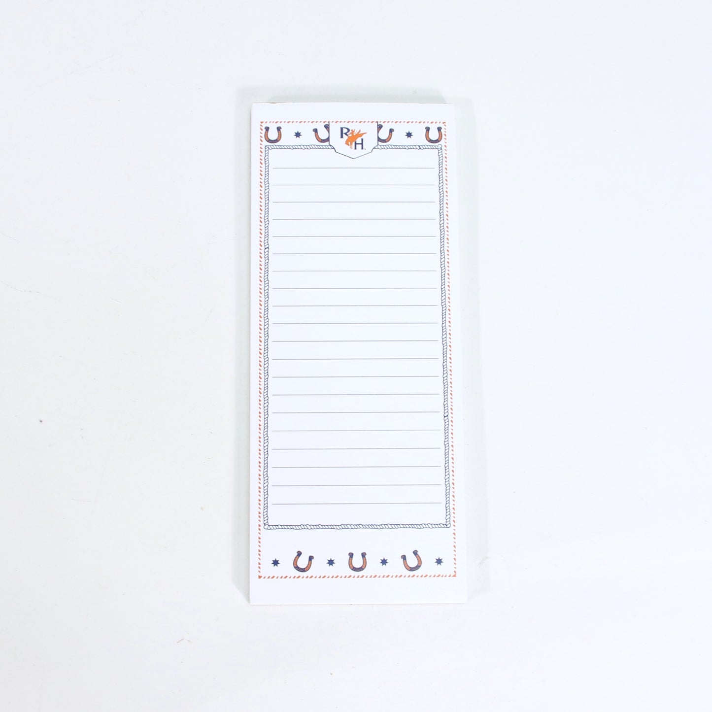 RH Bronc Notepad - Lined List