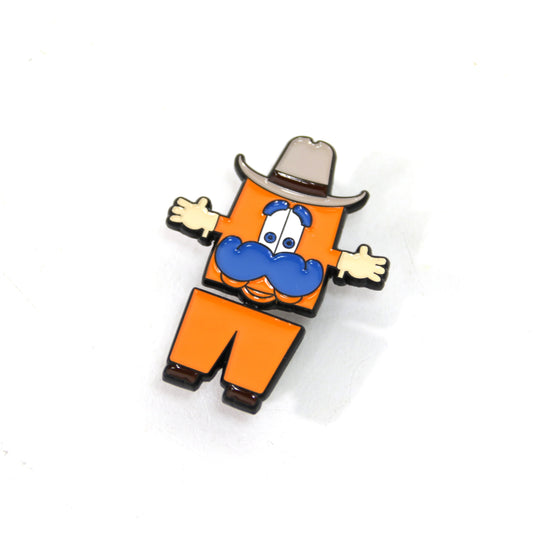 Howdy Bobble Head Pin