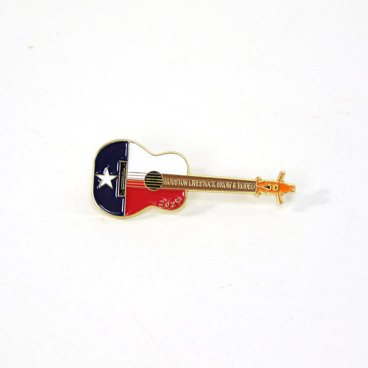 2026 Guitar Pin – Houston Livestock Show and Rodeo™