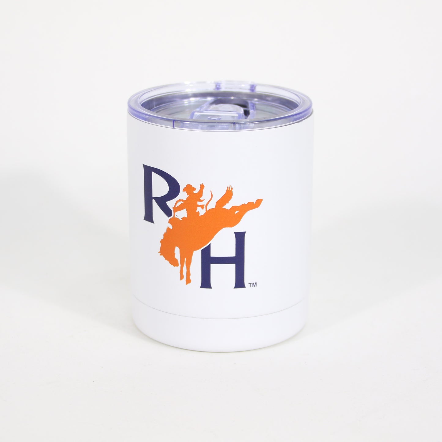 RH Bronc Lowball Tumbler - 10oz White