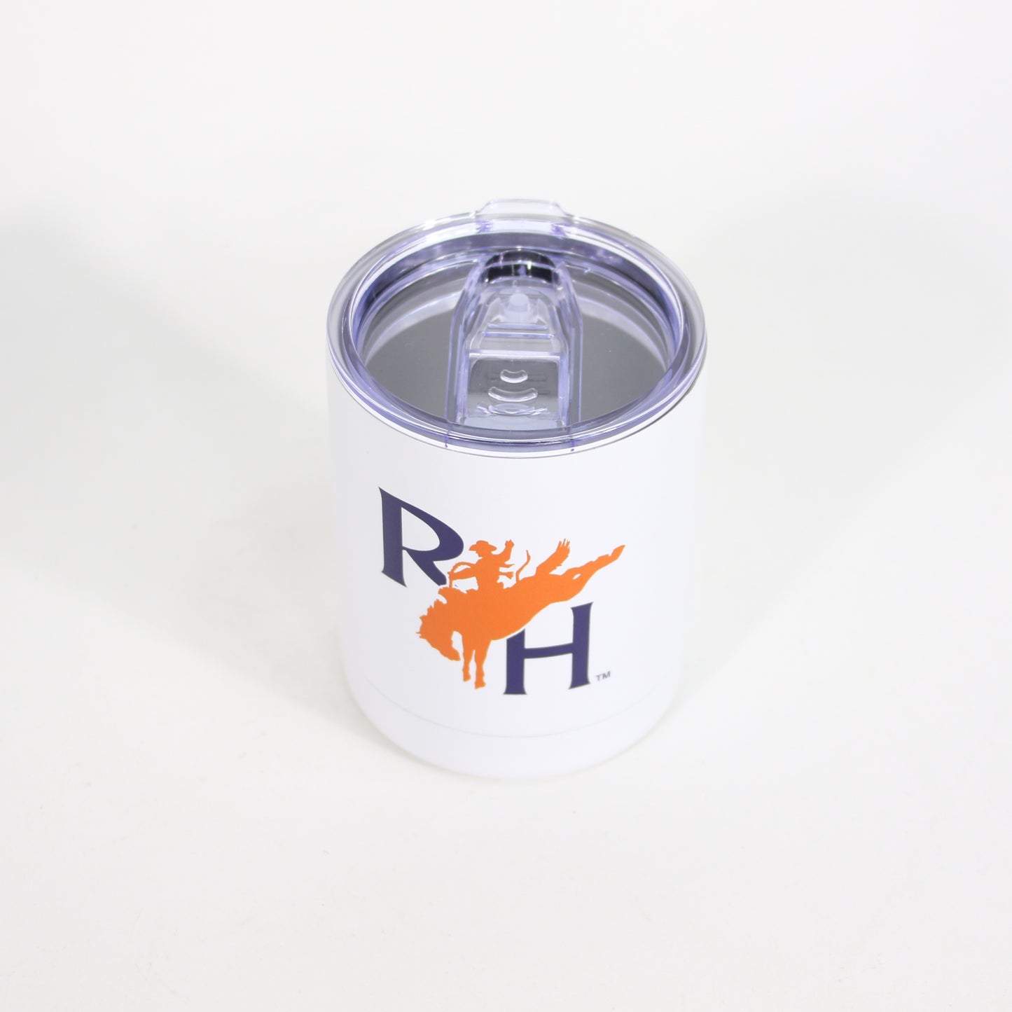 RH Bronc Lowball Tumbler - 10oz White