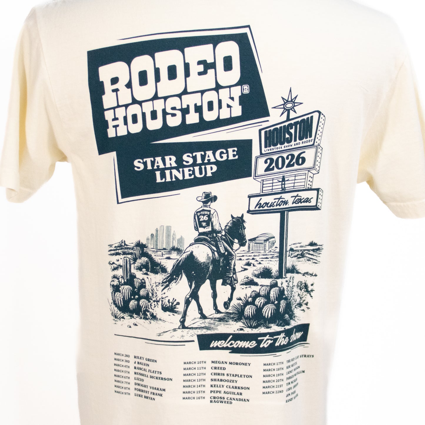 2026 Lineup Tee - Natural