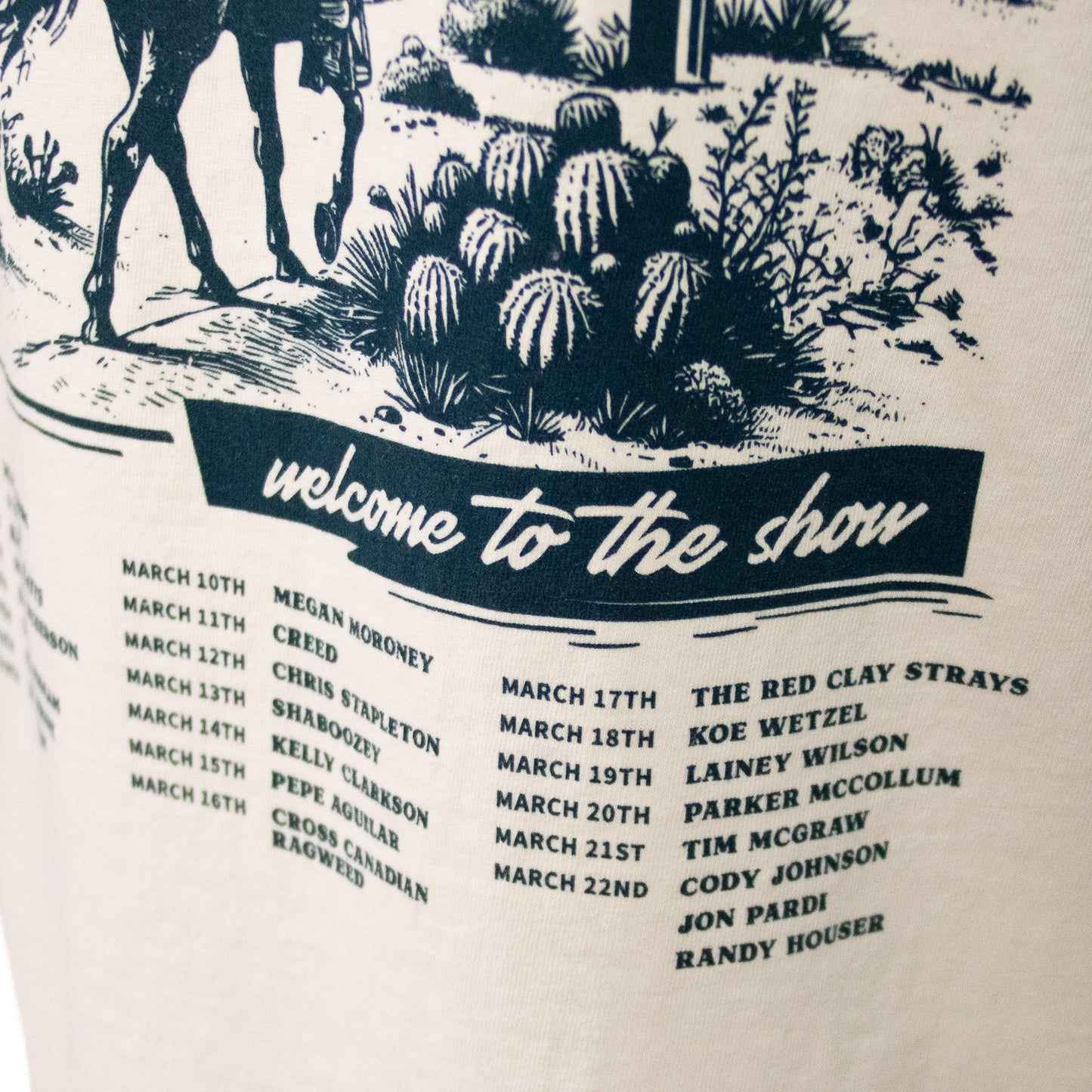 2026 Lineup Tee - Natural