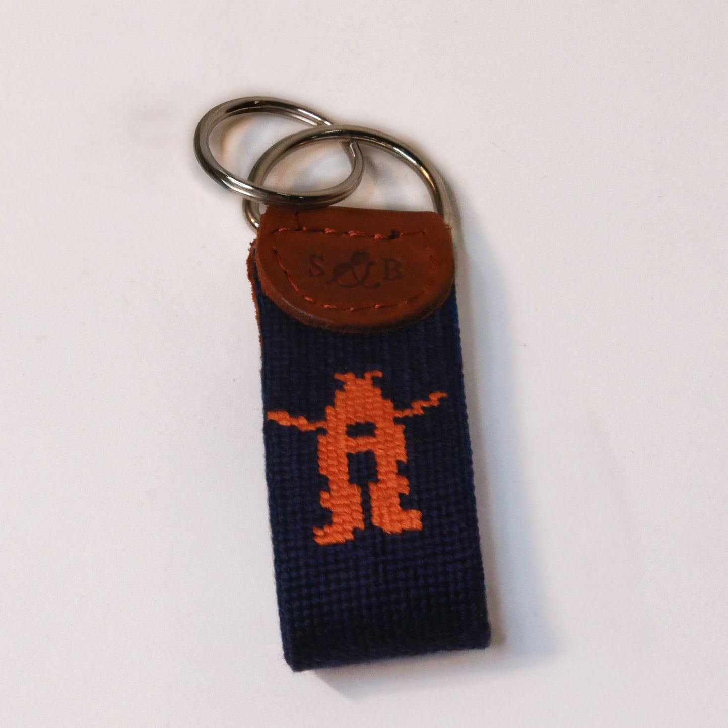 Smathers and Branson Needlepoint Key Fob