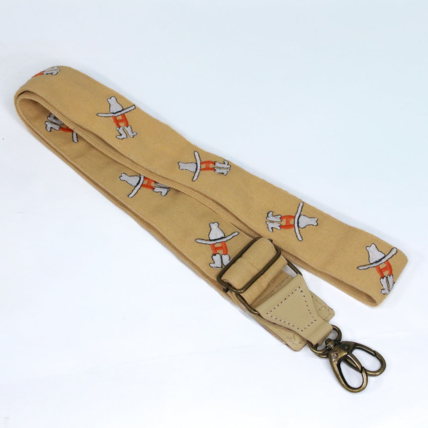 Bow-H Bag Strap - Tan