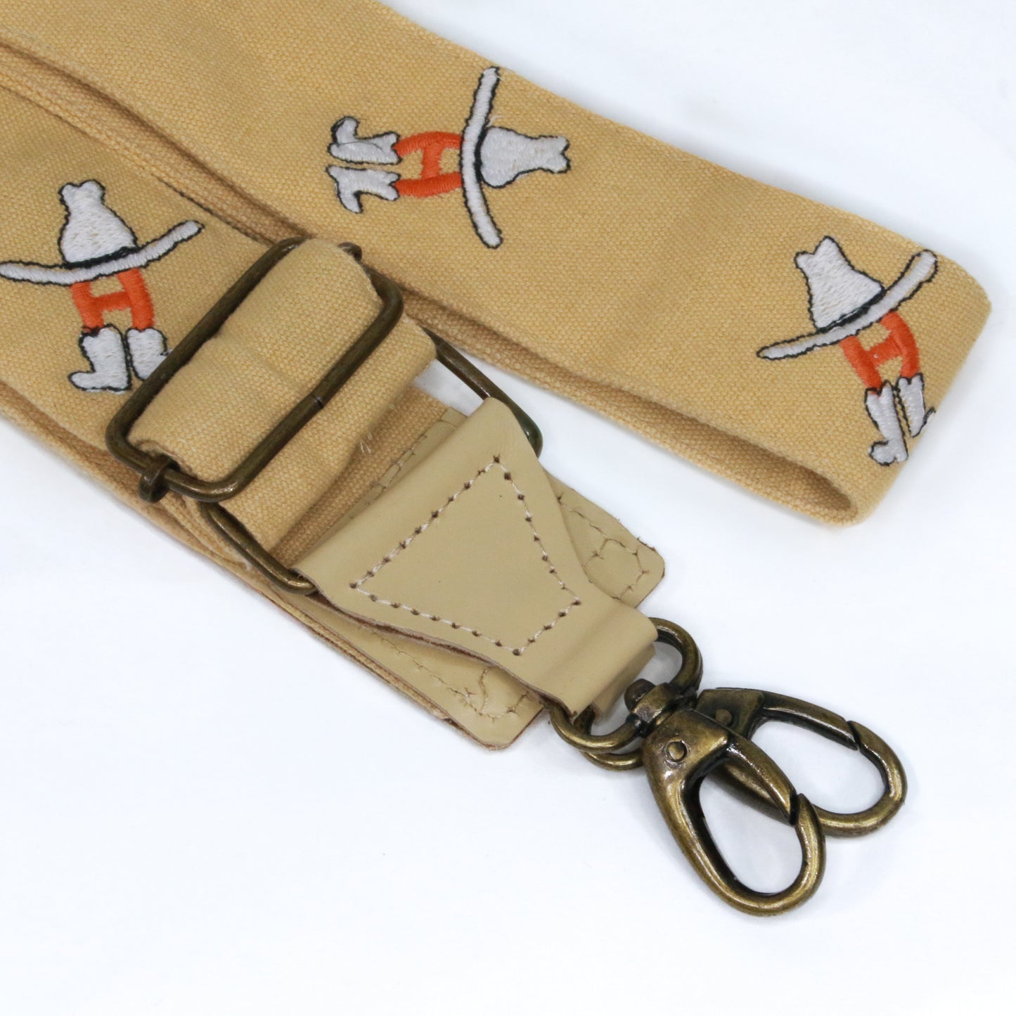 Bow-H Bag Strap - Tan