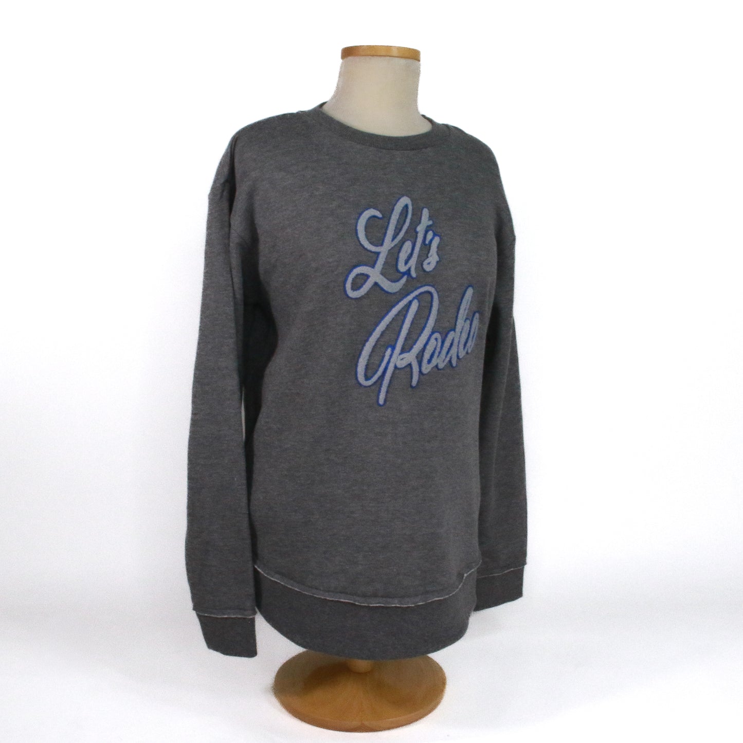 Lets Rodeo Chenille Sweatshirt - Grey