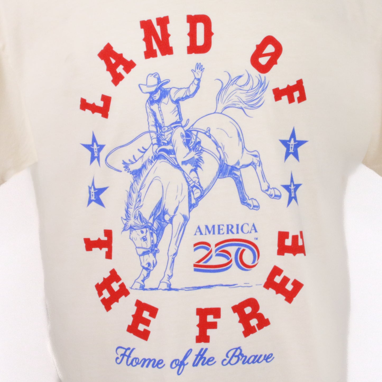 A250 Land of the Free Tee - Natural