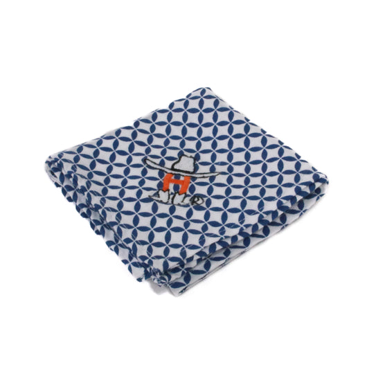 Bow-H Napkin 20x20in - Blue
