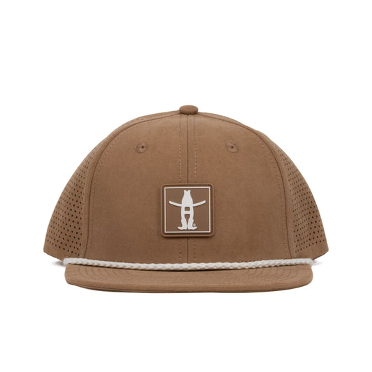 Elite Performance Suede Snapback - Coyote