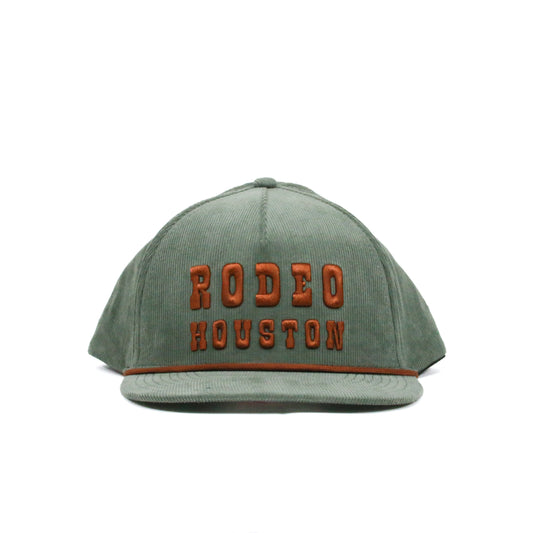 Howdy Corduroy Snapback - Olive