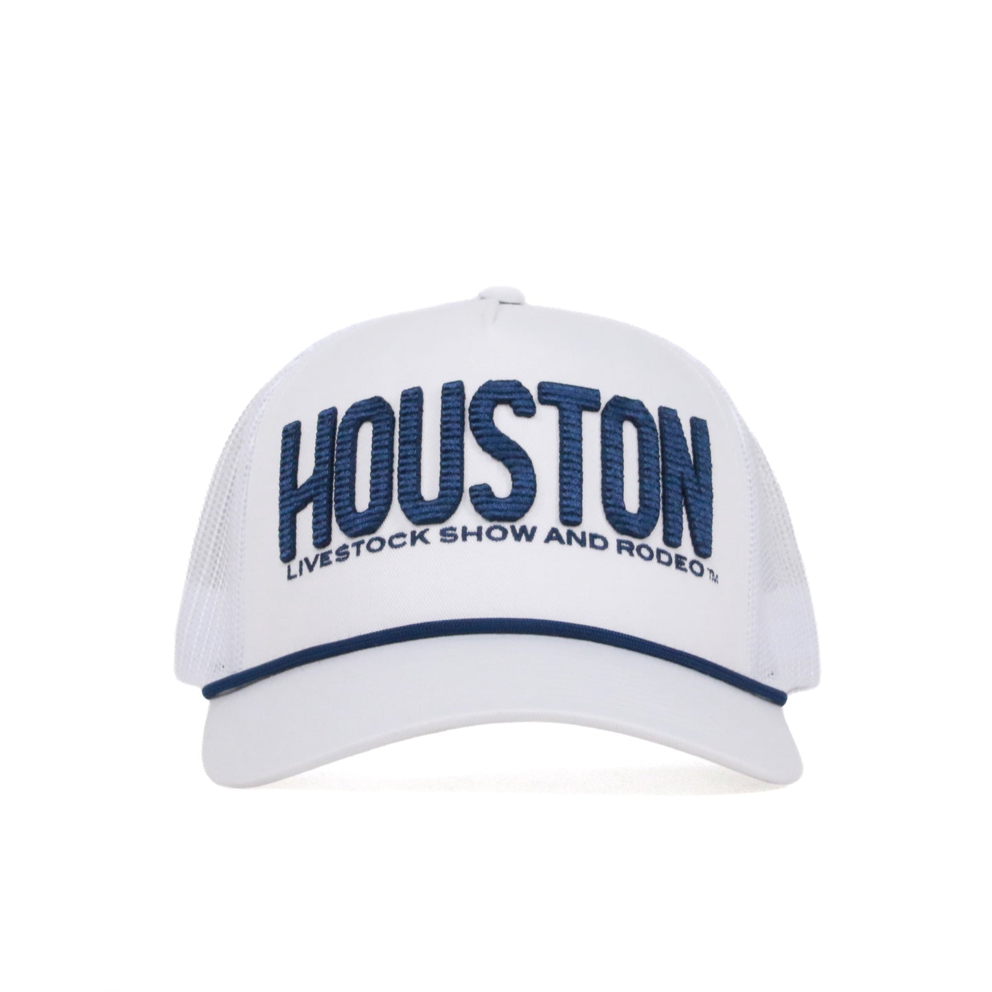 HOUSTON White Mesh Back Cap