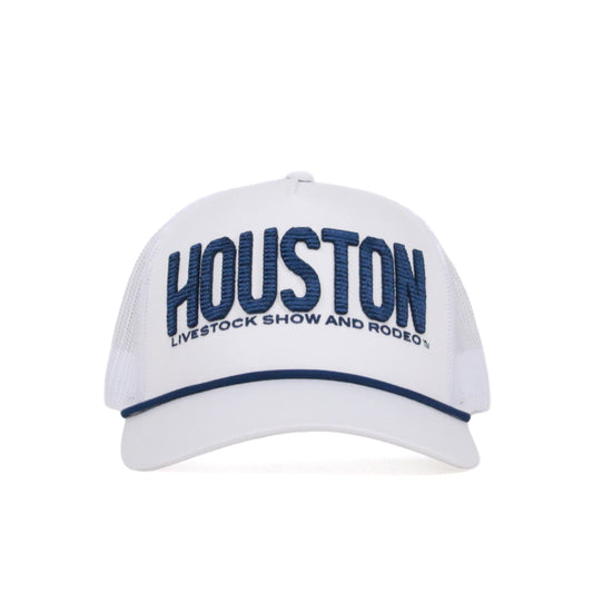 HOUSTON White Mesh Back Cap