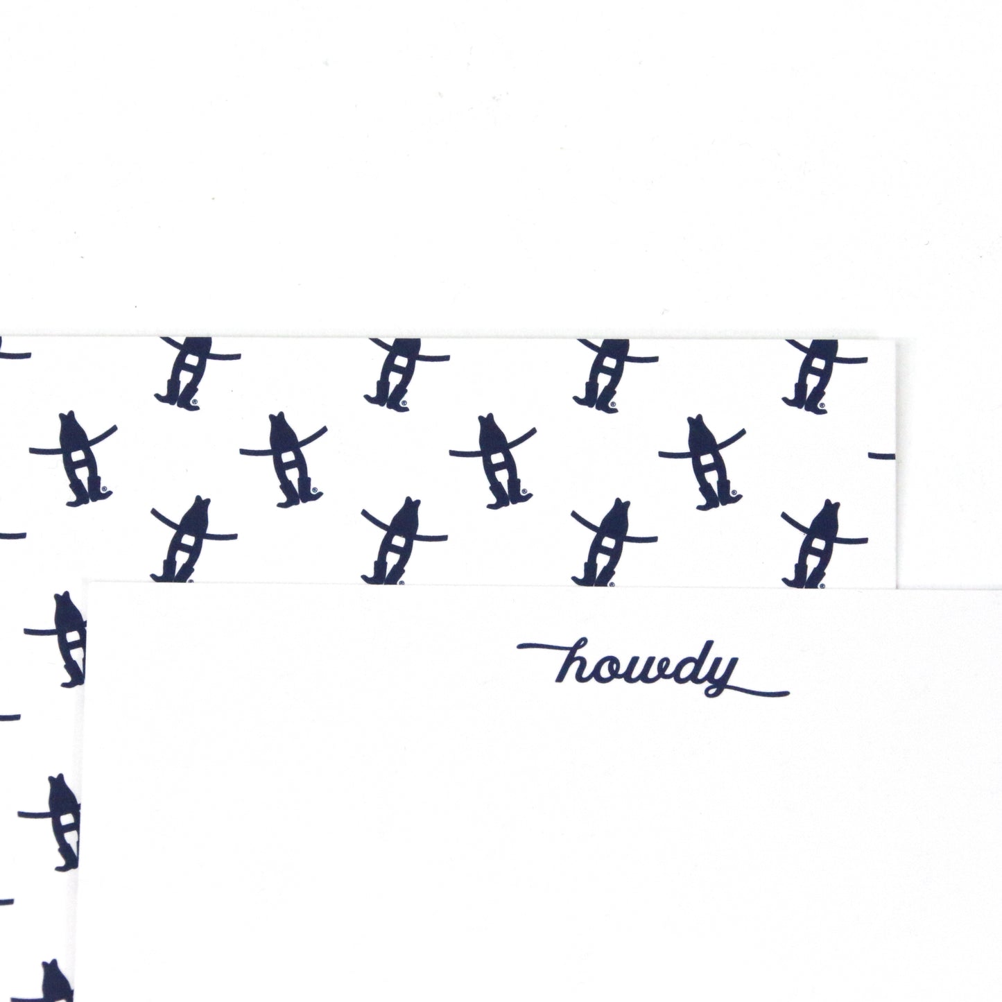 Howdy Notecard Set -Navy (8pcs)